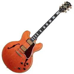 GIBSON  1959 ES 355 REISSUE LIGHT AGED WATERMELON RED SEMI HOLLOW ELECTRIC GUITA