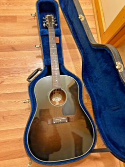 LIMITED EDITION- 2013 GIBSON J-45 COBRA BURST ACOUSTIC GUITAR