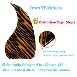 ACOUSTIC GUITAR PICKGUARD WATER DROP STYLE SCRATCH PROTECTOR FOR GIBSON J45