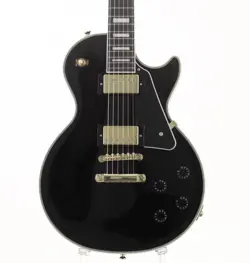 EPIPHONEINSPIRED BY GIBSON COLLECTION LES PAUL CUSTOM EBONY W/SOFT CASE USED