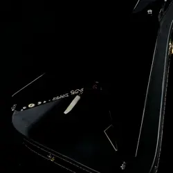 EPIPHONE INSPIRED BY GIBSON CUSTOM JIMI HENDRIX LOVE DROPS FLYING V EBONY S