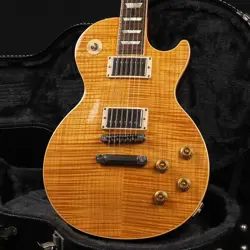 GIBSON USA 50S LES PAUL STANDARD PLUS TOP TRANS AMBER 2005 W/HARD CASE