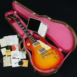 USED GIBSON CS / ML 1960 LES PAUL STANDARD ORANGE LEMON FADE BURST AGED 2022