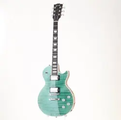 GIBSON LES PAUL MODERN FIGURED SEAFORM GREEN USED ELECTRIC GUITAR