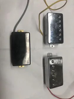 TONY IOMMI BLACK CHROME GIBSON HUMBUCKER(INCLUDES 2 SOLO GUITARS HUMBUCKERS)