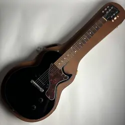 GIBSON LES PAUL JUNIOR EBONY BLACK MADE IN USA SOLID BODY ELECTRIC GUITAR