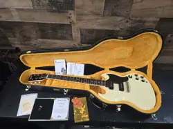 2024 GIBSON CUSTOM SHOP MURPHY LAB 1963 SG SPECIAL CLASSIC WHITE W/OHSC 7.2LB