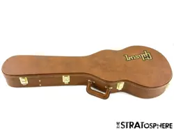 GIBSON USA LES PAUL STANDARD 50S MOLDED HARDSHELL CASE - AMERICAN BROWN.