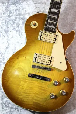 GIBSON LES PAUL STANDARD '60S DOUBLE TROUBLE -VINTAGE HONEY BURST- LIGHTWEIGHT,