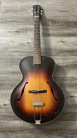 VINTAGE GIBSON 1940S SUNBURST ARCHTOP ACOUSTIC GUITAR