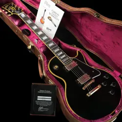USED GIBSON CUSTOM SHOP  HISTORIC COLLECTION 1957 LES PAUL CUSTOM VOS EBONY 2014