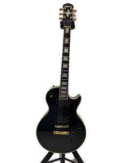 ELECTRIC GUITAR EPIPHONE BY GIBSON LPC-80 LES PAUL CUSTOM BLACK S/N 6054043