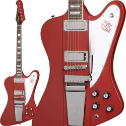 EPIPHONE INSPIRED BY GIBSON  1963 FIREBIRD V W MAESTRO VIBROLA (EMBER RED)
