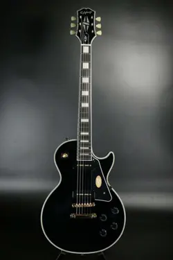 EPIPHONE INSPIRED BY GIBSON LES PAUL CUSTOM P 90 EBONY