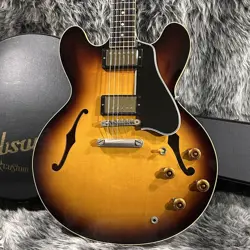 GIBSON CUSTOM SHOP 1959 ES-335 DOT REISSUE SUNBURST ELECTRIC GUITAR USED