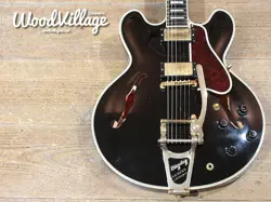 GIBSON CUSTOM SHOP ES-355 BIGSBY EBONY 2015 USED