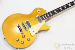 GIBSON LES PAUL DELUXE 1975 3P MAPLE NECK GOLD TOP USED, VINTAGE, 1ST YEAR