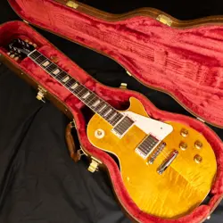 GIBSON LES PAUL STANDARD 50S FIGURED TOP ELECTRIC GUITAR USED