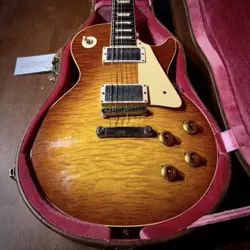 GIBSON 1959 LES PAUL STANDARD REISSUE ICED TEA BURST VOS USED