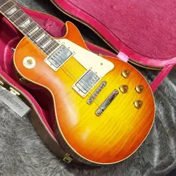 GIBSON CUSTOM 1959 LES PAUL STANDARD SUNRISE TEABURST ULTRA LIGHT AGED USED