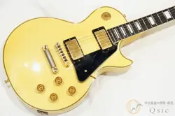 GIBSON LES PAUL CUSTOM WHITE 1977 USED MAPLE TOP MAHOGANY BODY VINTAGE