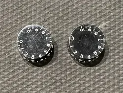 2 VINTAGE GIBSON BLACK SPEED KNOBS SG LES PAUL CUSTOM