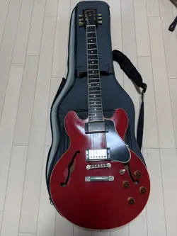 ACOUSTIC ELECTRIC GUITAR GIBSON CUSTOM SHOP CS-336 RED WITH GIG BAG