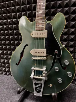 ACOUSTIC ELECTRIC GUITAR GIBSON ES330 1964 PELHAM BLUE WITH CASE