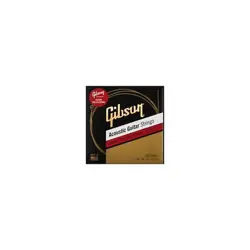 GIBSON COATED PHOSPHOR BRONZE ACOUSTIC GUITAR STRINGS, LIGHT GAUGE, 012-053
