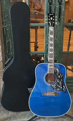 ACOUSTIC GUITAR BLUE