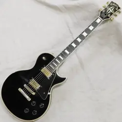 GIBSON LES PAUL CUSTOM EBONY BLACK GOLD HARDWARE 1979 VINTAGE ELECTRIC GUITAR