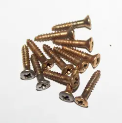 VINTAGE 1960'S GIBSON LES PAUL CUSTOM KLUSON GOLD WAFFLE BACK TUNERS SCREWS 1970