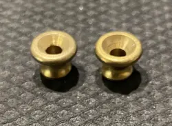 VINTAGE GIBSON LES PAUL GOLD (BRASS) STRAP BUTTONS NOS