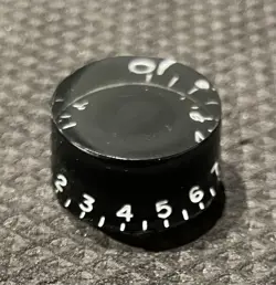 GIBSON BLACK SPEED KNOB USA GENUINE USED SINGLE