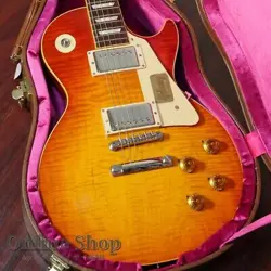 GIBSON CUSTOM SHOP USED 2015 HISTORIC SELECT 1959 LES PAUL REISSUE VINTAGE GLOSS