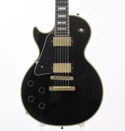 GIBSON LES PAUL CUSTOM LEFT-HANDED EBONY 1998 USED ELECTRIC GUITAR