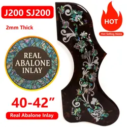 ACOUSTIC GUITAR SCRATCH PLATE  ABALONE INLAY GUARD FOR GIBSON J200 SJ200