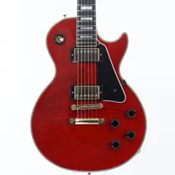 GIBSON CUSTOM SHOP LES PAUL CUSTOM FIGURED TOP TRANS RED