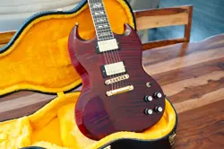 2024 GIBSON SG SUPREME  WINE RED | AAA FIGURED MAPLE TOP