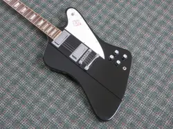 2011 GIBSON FIREBIRD V BLACK/EBONY! W/OHSC