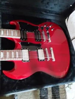 HARLEY BENTON DOUBLE NECK CUSTOM GIBSON SG STYLING 12/6