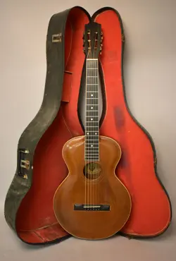 C.1908 GIBSON L-1 ARCHTOP NATURAL W/SSC