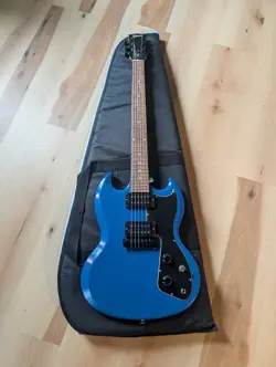 2017 GIBSON SG FUSION (BLUE) W/GIG BAG (EXCELLENT CONDITION)
