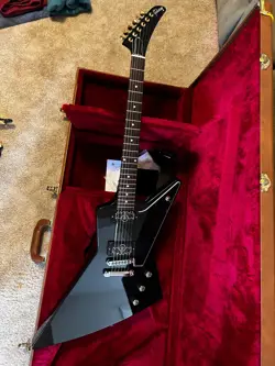 2017 GIBSON EXPLORER T EBONY 22 FRET BARE KNUCKLE NAILBOMB PICK UPS