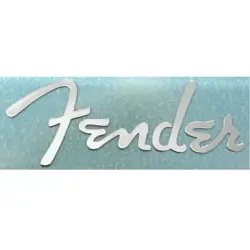 GIBSON FENDER LBANEZ EPIPHONE GUITAR HEADSTOCK LOGO SELF-ADHESIVE METAL STICKERS