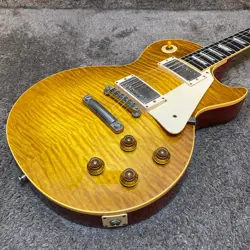 GIBSON CUSTOM SHOP HISTORIC COLLECTION 1958 LES PAUL FIGURED TOP