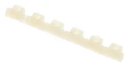 (6) NYLON SADDLES FOR GIBSON® USA ABR-1 TUNE-O-MATIC GUITAR BRIDGE BP-0535-025