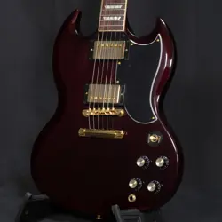 GIBSON EXCLUSIVE MODELS SG STANDARD 61 WITH GOLD HARDWARE AGED CHERRY