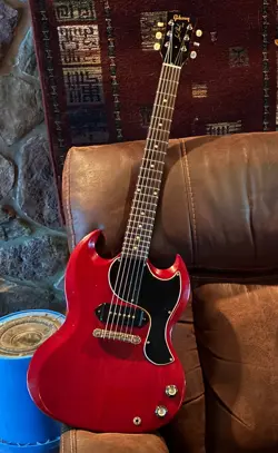 GIBSON LES PAUL JUNIOR 1962 - ORIGINAL - 5.6# - FAULTLESS CASE