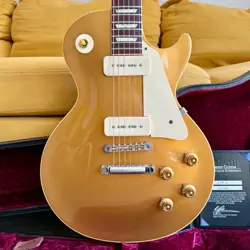 2010 GIBSON CUSTOM SHOP R6 LES PAUL 1956 REISSUE GOLD TOP - 8.8 LBS
